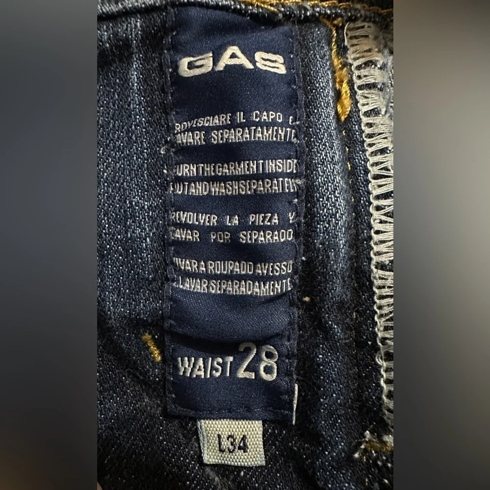 Gas Britney Denim Jeans Women’s Size 28 - Picture 9 of 11